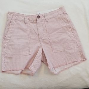 GAP Girlfriend Chino Stripe Shorts